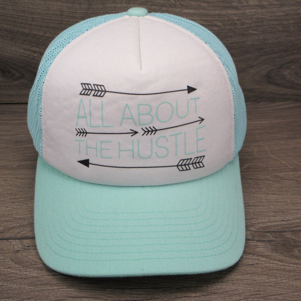Hooey Hat Cap Womens Teal All About The Hustle Snap Back Western Ranch Trucker